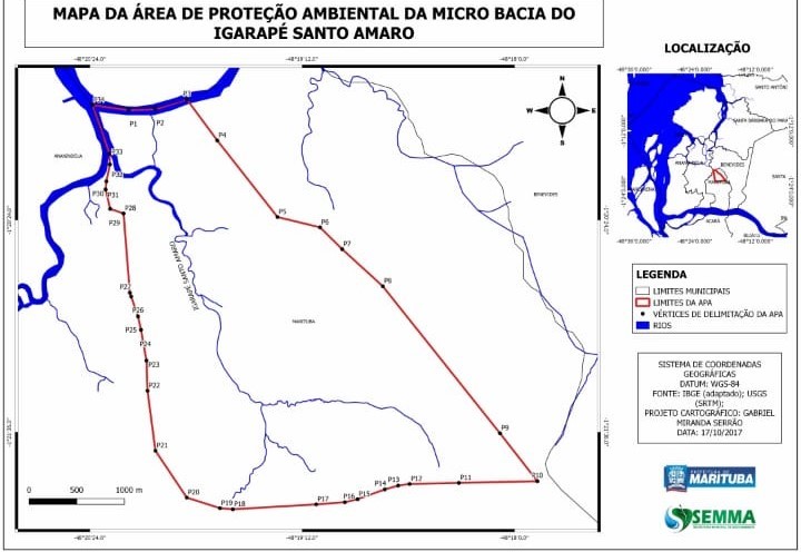 Mapa SEMMA-Marituba-PA